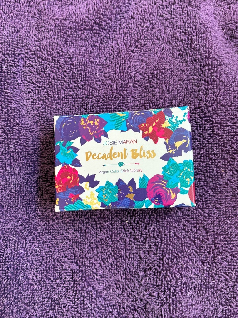 New in box Josie Maran Decadent Bliss Color Stick Library for Lips/Cheeks
